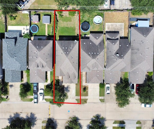 14710 Branchwest Dr, Houston, TX 77082 - aerial overview of property's location featuring property boundaries highlighted
