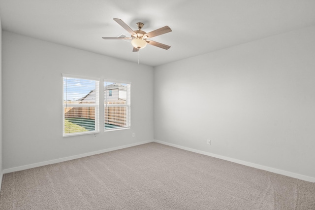 316 Amy St, Angleton, TX 77515 - unfurnished room with light carpet and ceiling fan