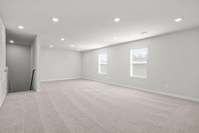 316 Amy St, Angleton, TX 77515 - unfurnished room featuring light carpet and recessed lighting