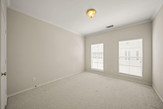 1931 Woodbury St, Houston, TX 77030 - unfurnished room featuring ornamental molding and light carpet