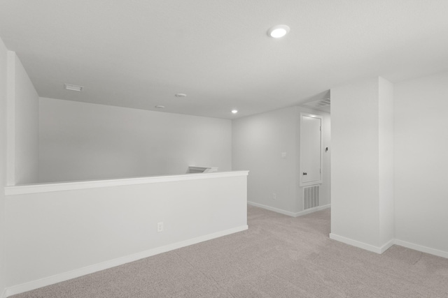 436 Shoreview Dr, Conroe, TX 77303 - empty room with light carpet and recessed lighting