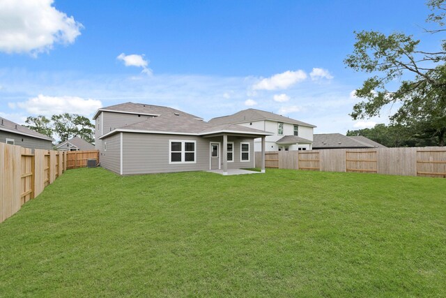 436 Shoreview Dr, Conroe, TX 77303 - back of property featuring a fenced backyard and a patio