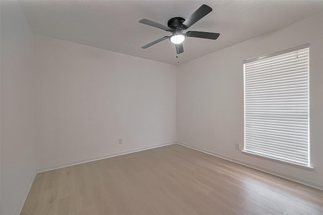 6219 Canada Dr, Pasadena, TX 77505 - spare room with light wood-style floors and ceiling fan