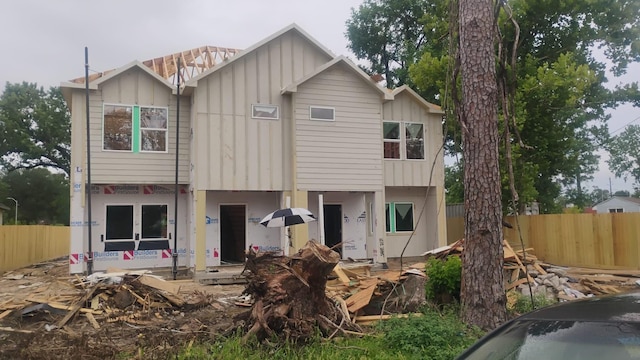 6909 S Hall St, Houston, TX 77028 - property under construction featuring board and batten siding