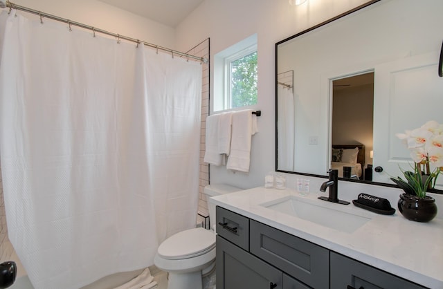 1616 Benson St, Houston, TX 77020 - full bathroom featuring toilet and vanity