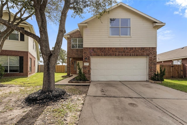 20507 Avery Grove Ct, Cypress, TX 77433 - traditional-style house featuring brick siding, concrete driveway, and an attached garage