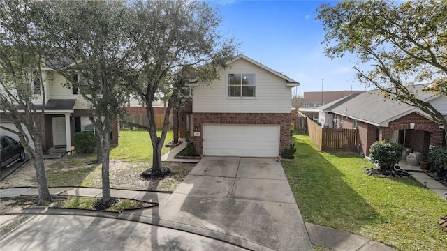 20507 Avery Grove Ct, Cypress, TX 77433 - traditional-style home with brick siding, a garage, and concrete driveway