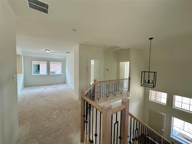 16446 Elk Meadow Dr, Conroe, TX 77302 - hall with an upstairs landing and baseboards