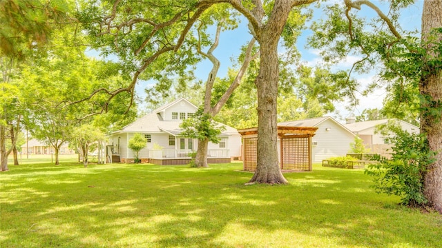 238 Horse Shoe Trl, Angleton, TX 77515 - view of grassy yard