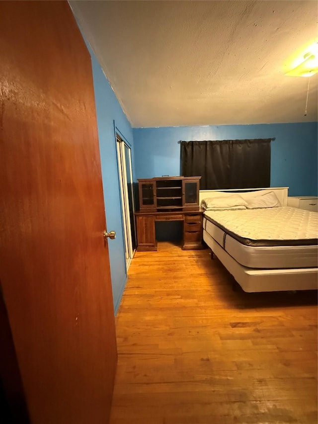 4830 Teton St, Houston, TX 77033 - bedroom featuring light wood-type flooring