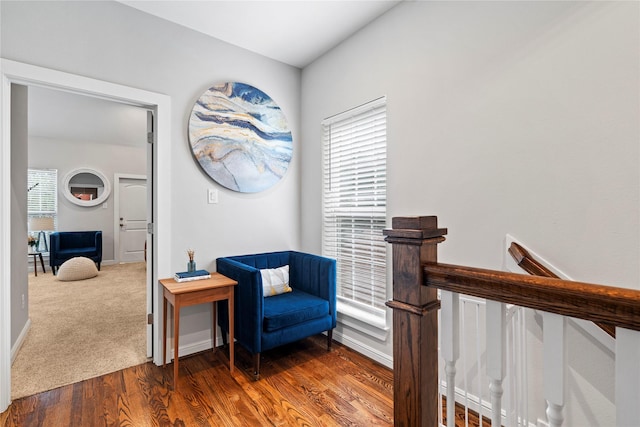 344 W 27th St, Houston, TX 77008 - sitting room with wood finished floors and baseboards