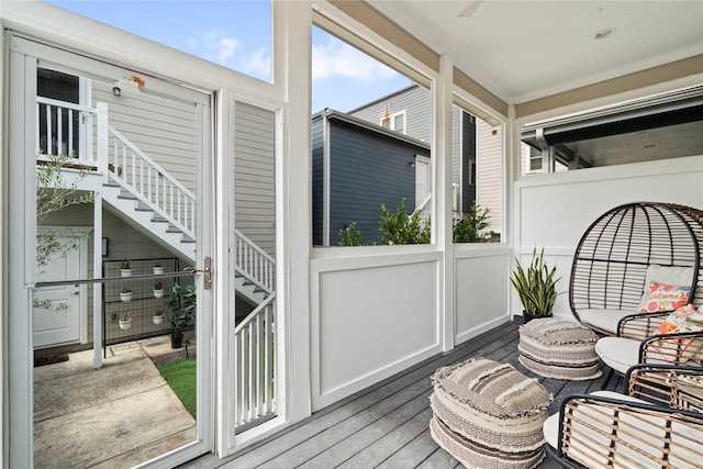 344 W 27th St, Houston, TX 77008 - view of sunroom