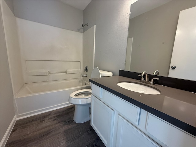 1091 Verde Trails Dr, Houston, TX 77073 - bathroom featuring wood finished floors, vanity, and  shower combination