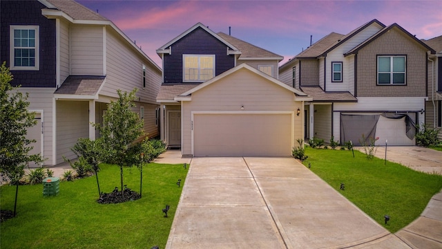 3923 Calasso Ct, Katy, TX 77493 - view of front facade with concrete driveway and a front lawn