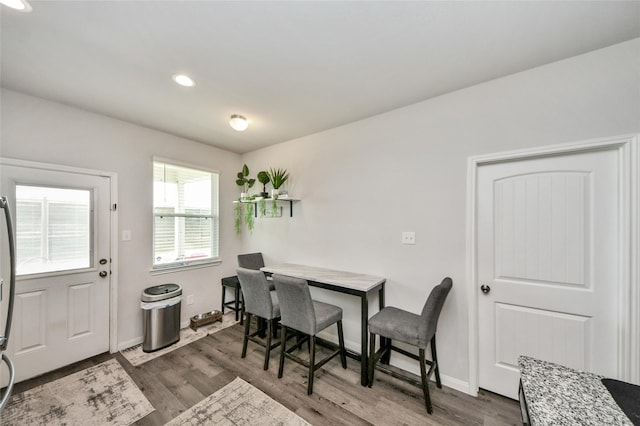 3923 Calasso Ct, Katy, TX 77493 - dining room with wood finished floors and recessed lighting