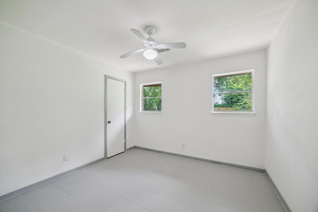 604 Briarclift Ln, Baytown, TX 77521 - unfurnished room with plenty of natural light and ceiling fan