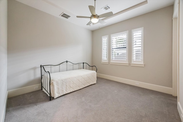 1116 W Drew St, Houston, TX 77006 - bedroom with carpet and a ceiling fan