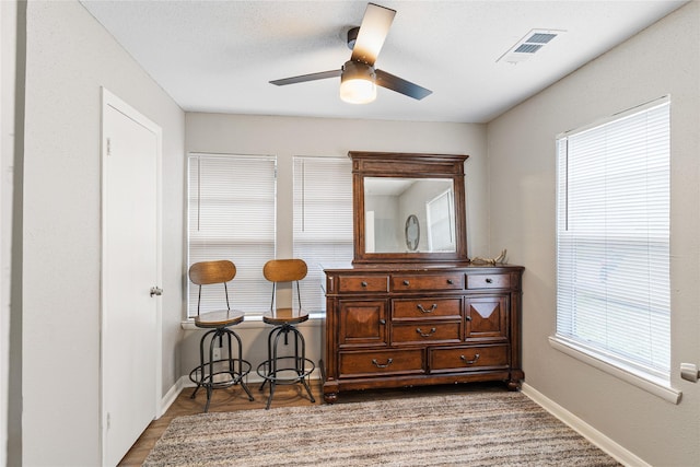 3318 Europa St, Houston, TX 77022 - bedroom featuring baseboards and a ceiling fan