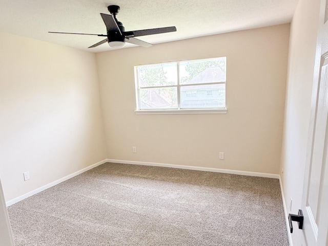 16627 Aldenham Pl, Spring, TX 77379 - carpeted empty room featuring ceiling fan and a textured ceiling
