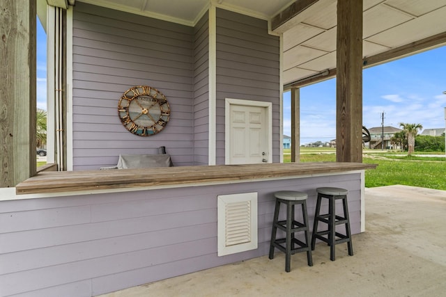 18607 Warrior Rd, Galveston, TX 77554 - view of patio / terrace