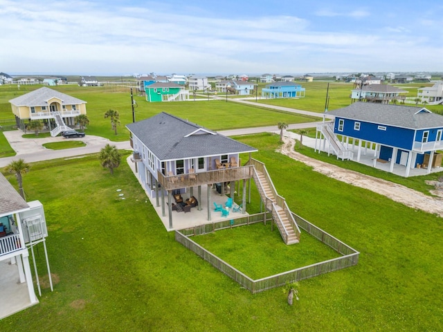 18607 Warrior Rd, Galveston, TX 77554 - aerial view of property and surrounding area