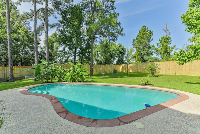 227 Fairwind Trail Dr, The Woodlands, TX 77385 - view of pool featuring a fenced backyard and a patio