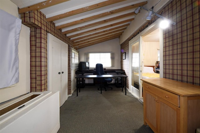 3614 Billingsley St, Houston, TX 77009 - carpeted office featuring wallpapered walls