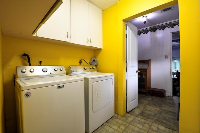 3614 Billingsley St, Houston, TX 77009 - laundry area with cabinet space and washer and clothes dryer