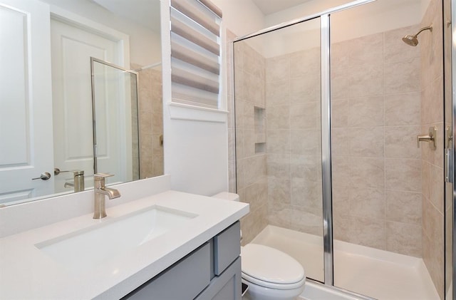 9522 Rialto Creek Dr, Cypress, TX 77433 - bathroom with vanity and a shower stall