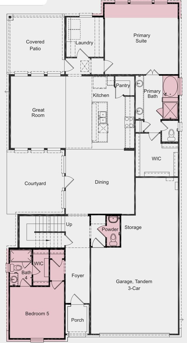 9522 Rialto Creek Dr, Cypress, TX 77433 - view of floor plan / room layout
