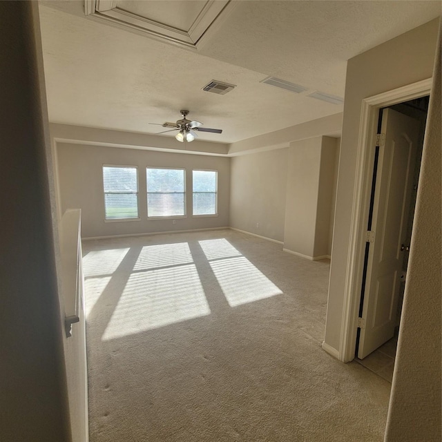 110 Greenridge Cir, League City, TX 77573 - unfurnished room featuring light colored carpet and a ceiling fan