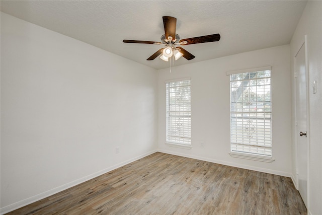 7502 Dawnbriar Ct, Houston, TX 77489 - empty room with light wood-style flooring and a ceiling fan