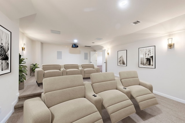 3971 Rolling Thicket Dr, Spring, TX 77386 - home theater featuring carpet flooring and baseboards
