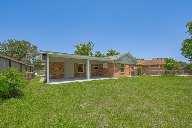 12210 Palmbeach St, Houston, TX 77034 - rear view of property featuring a patio and brick siding