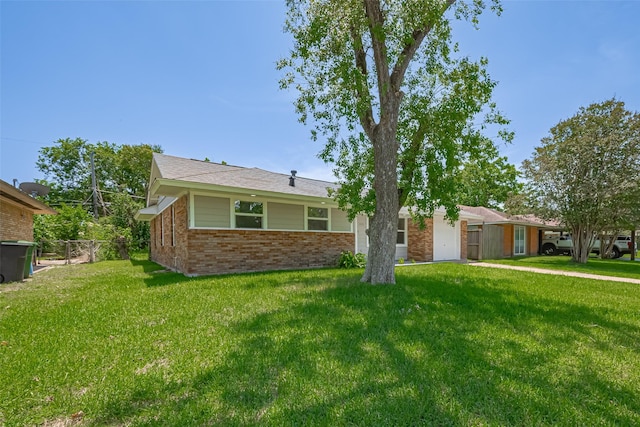 12210 Palmbeach St, Houston, TX 77034 - ranch-style house featuring brick siding and an attached garage