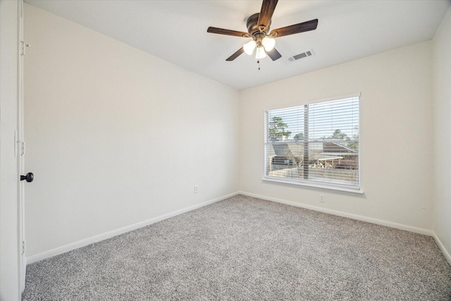 18035 Berry Branch Dr, Houston, TX 77084 - empty room with carpet floors and a ceiling fan