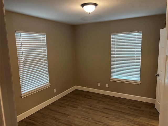 5105 Oak Ave, Pasadena, TX 77503 - empty room featuring dark wood-type flooring