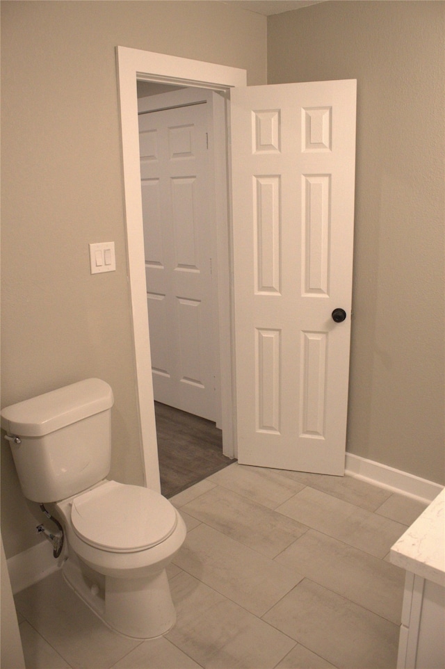 5105 Oak Ave, Pasadena, TX 77503 - bathroom with toilet and vanity
