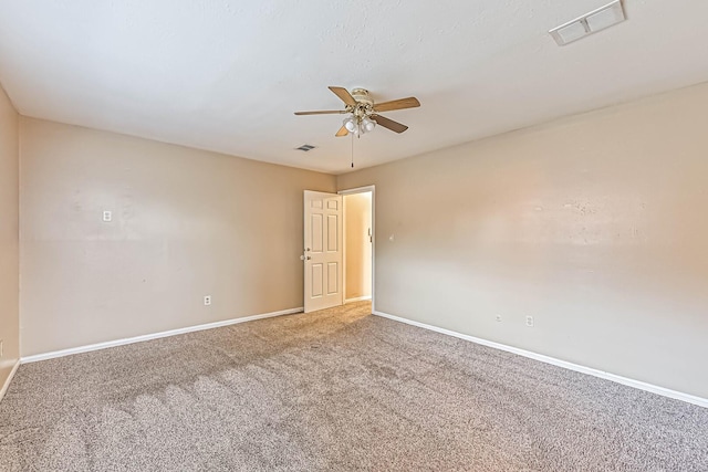 55 Sweetgum Ct, Lake Jackson, TX 77566 - empty room with a ceiling fan and carpet flooring