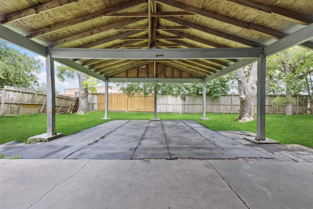 375 Sulky Trail St, Houston, TX 77060 - fenced backyard with a patio area