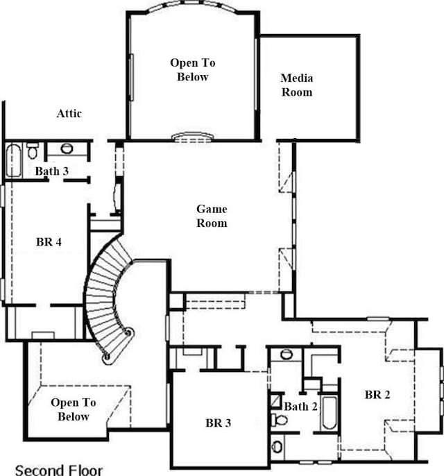 7106 Prairie Grass Ln, Katy, TX 77493 - view of room layout