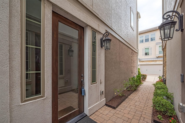 8324 Ginger Oak St, Houston, TX 77055 - entrance to property featuring stucco siding