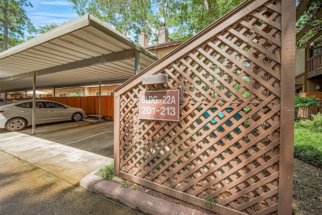 11711 Memorial Dr Unit 213, Houston, TX 77024 - view of covered parking lot