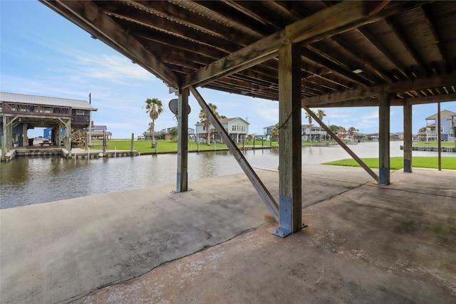 174 Sand Shoals Rd, Freeport, TX 77541 - view of patio / terrace featuring a water view and a residential view