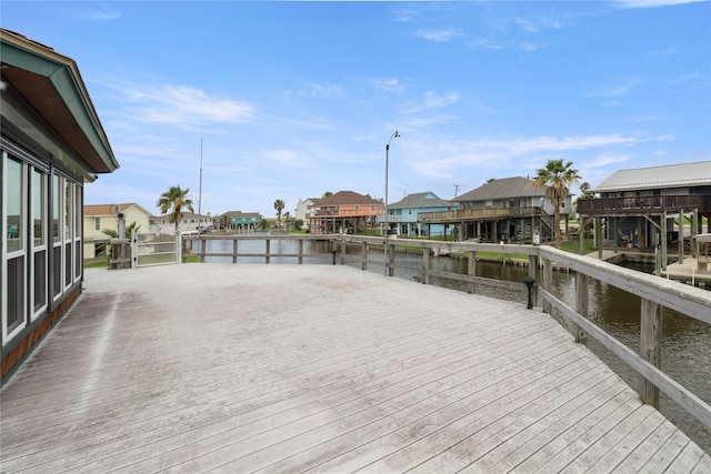 174 Sand Shoals Rd, Freeport, TX 77541 - deck with a residential view and a water view
