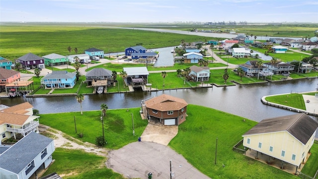 174 Sand Shoals Rd, Freeport, TX 77541 - aerial perspective of suburban area featuring a large body of water