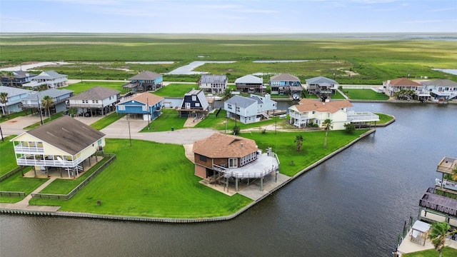 174 Sand Shoals Rd, Freeport, TX 77541 - aerial perspective of suburban area featuring a large body of water