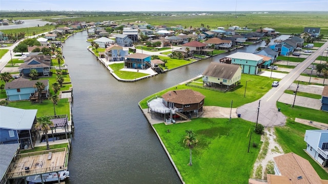 174 Sand Shoals Rd, Freeport, TX 77541 - aerial perspective of suburban area featuring a nearby body of water