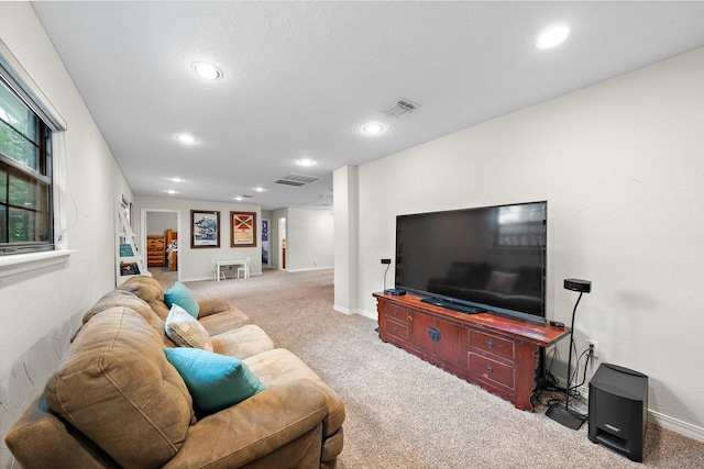 1213 Archley Dr, Hilshire Village, TX 77055 - living room with carpet and recessed lighting