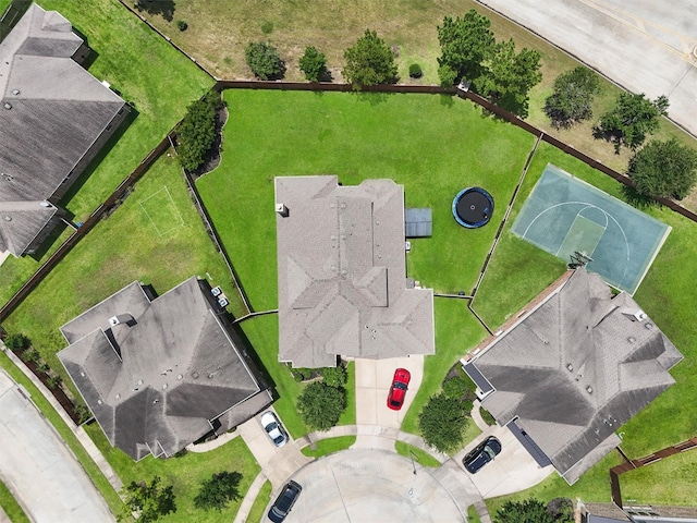 24506 Rossmore Hill Ct, Spring, TX 77389 - bird's eye view
